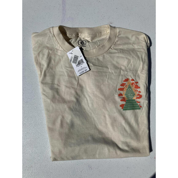 Rare Volcom Mens Surf Tshirt Tee 100% Cotton Size Small Wave Graphic Print 2016 - Picture 6 of 6